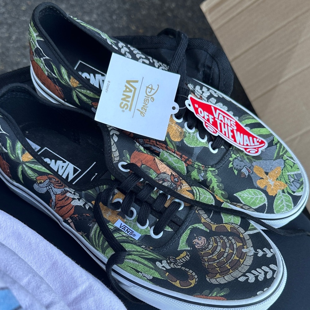 Vans Disney Jungle Book Pattern Sneakers